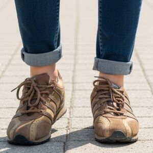 Skechers Taupe Brown Sneakers